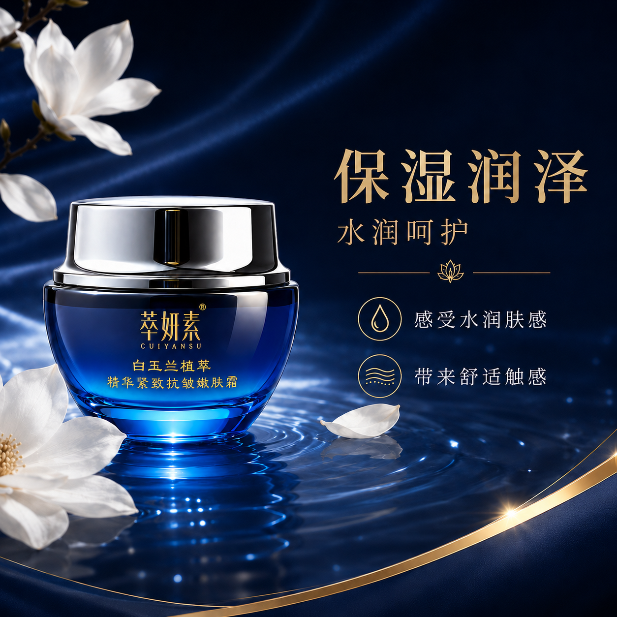萃妍素白玉兰植萃精华紧致抗皱嫩肤霜详情 2